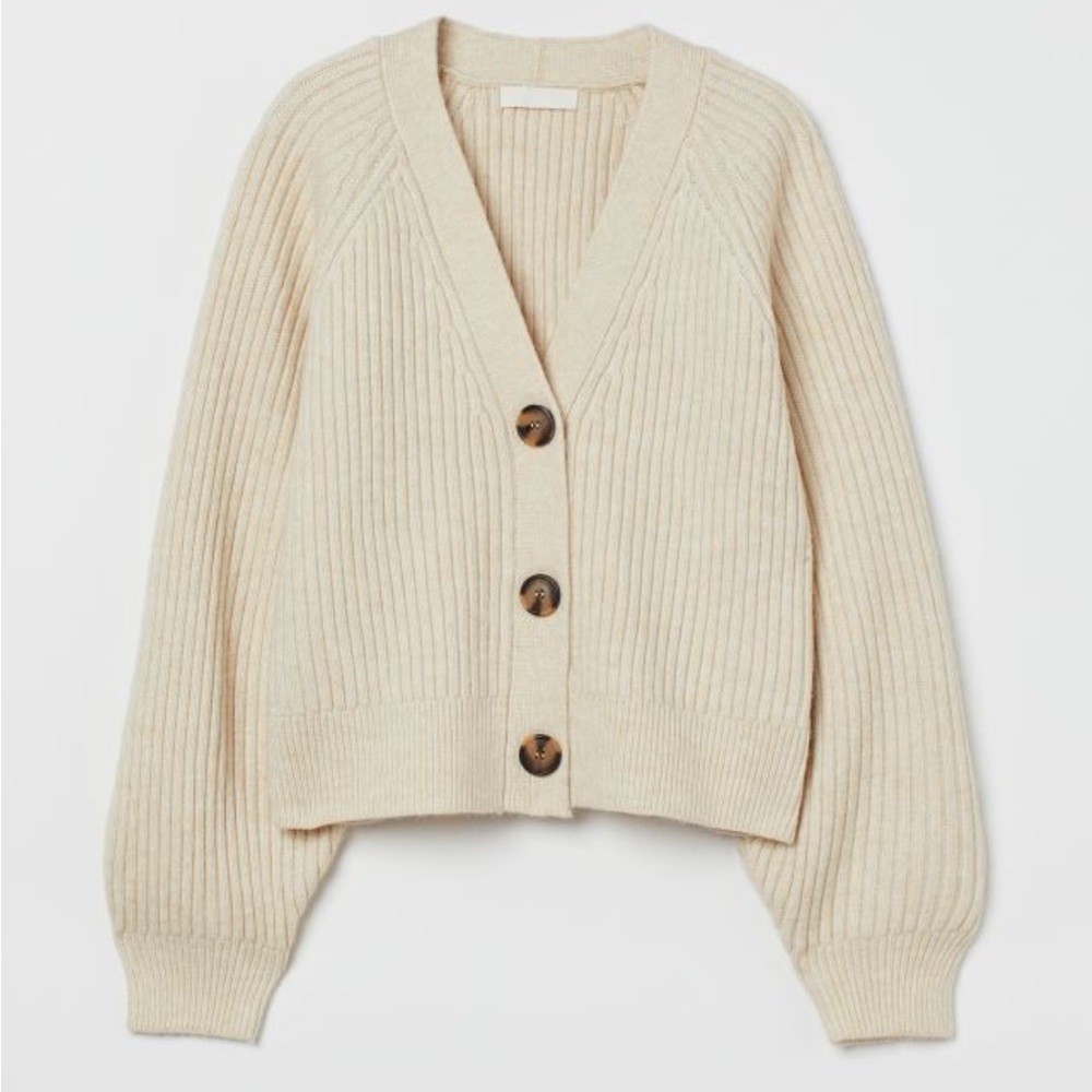 H&M Rib Knit Cardigan
